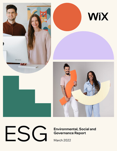 Thumbnail Wix.com ESG Report 2021