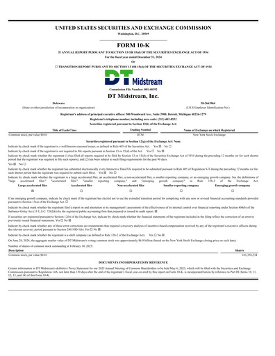 Thumbnail DT Midstream Annual Report 2024