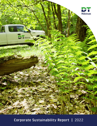 Thumbnail DT Midstream Sustainability Report 2022