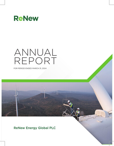 Miniature ReNew Power Rapport annuel fy2024