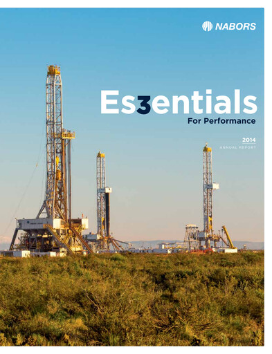 Thumbnail Nabors Industries
 Annual Report 2014