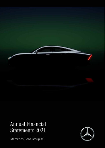 Vorschaubild Mercedes-Benz Finanzmitteilung 2021