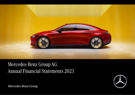 Thumbnail Mercedes-Benz Financial Statement 2023