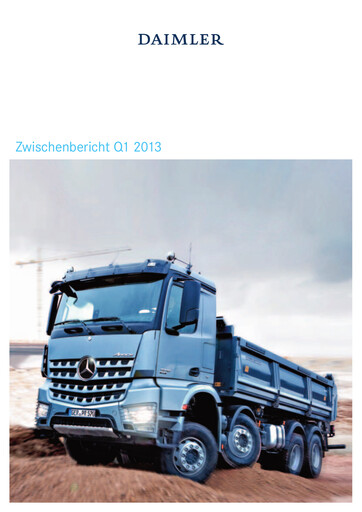 Thumbnail Mercedes-Benz Quarterly Report 2013-q1