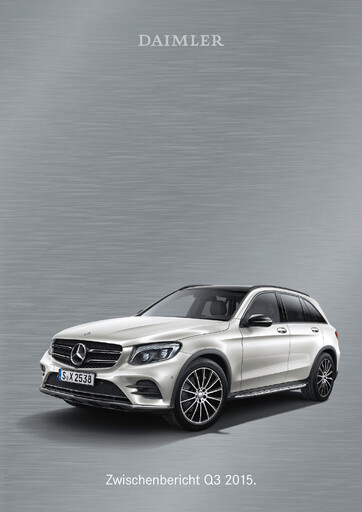Thumbnail Mercedes-Benz Quarterly Report 2015-q3