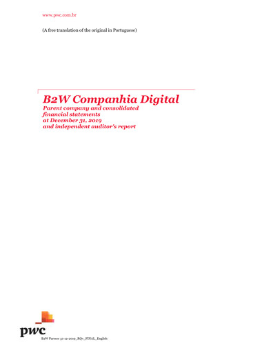 Thumbnail Americanas Financial Statement 2019