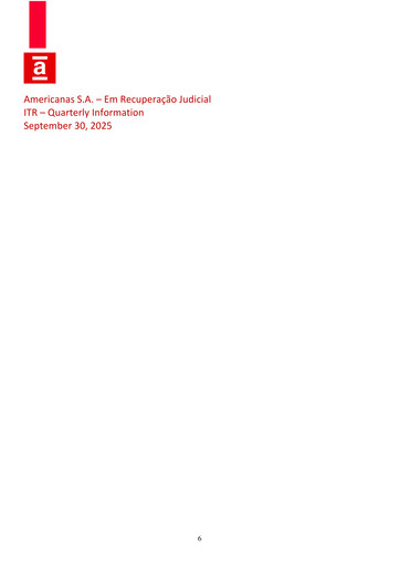 Thumbnail Americanas Quarterly Report 2025-q3