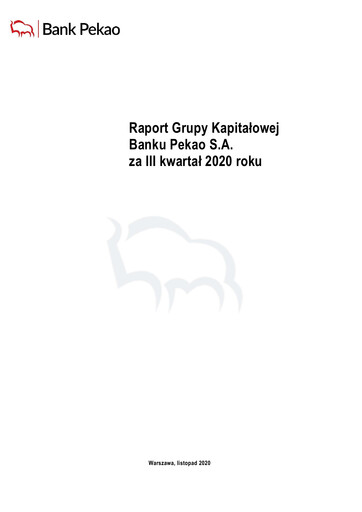 Thumbnail Bank Pekao (Bank Polska Kasa Opieki) Quarterly Report 2020-q3