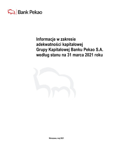 Thumbnail Bank Pekao (Bank Polska Kasa Opieki) Quarterly Report 2021-q1