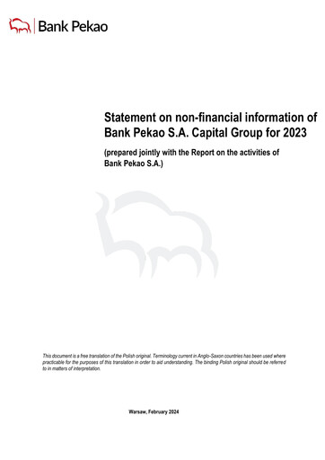 Thumbnail Bank Pekao (Bank Polska Kasa Opieki) Sustainability Report 2023