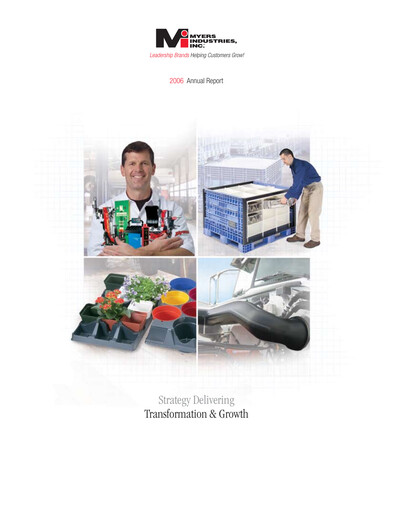 Thumbnail Myers Industries Annual Report 2006