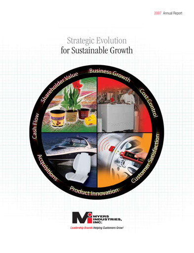 Thumbnail Myers Industries Annual Report 2007