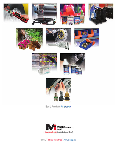 Thumbnail Myers Industries Annual Report 2010