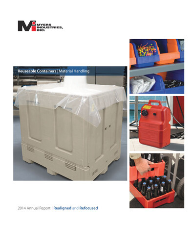 Thumbnail Myers Industries Annual Report 2014