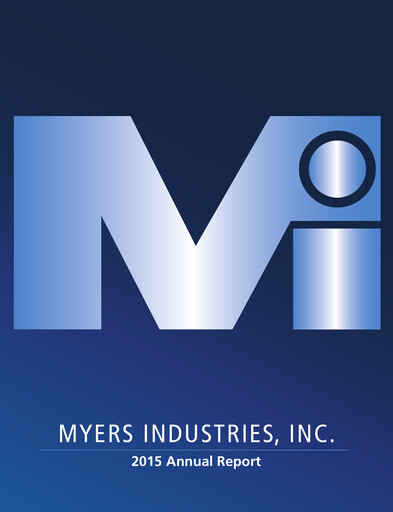 Thumbnail Myers Industries Annual Report 2015
