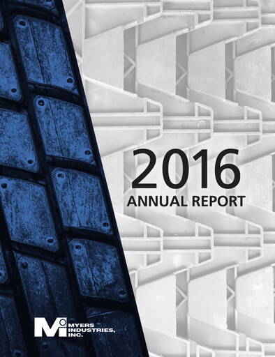 Thumbnail Myers Industries Annual Report 2016