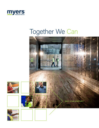 Thumbnail Myers Industries ESG Report 2021