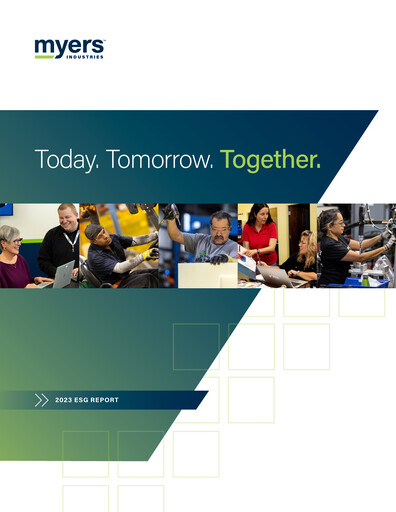 Thumbnail Myers Industries ESG Report 2023