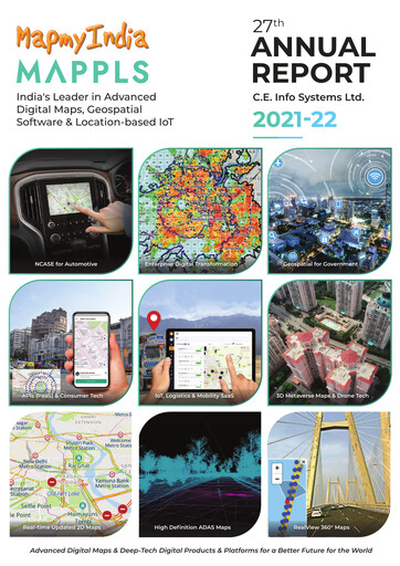 Thumbnail MapmyIndia Annual Report 2021-2022