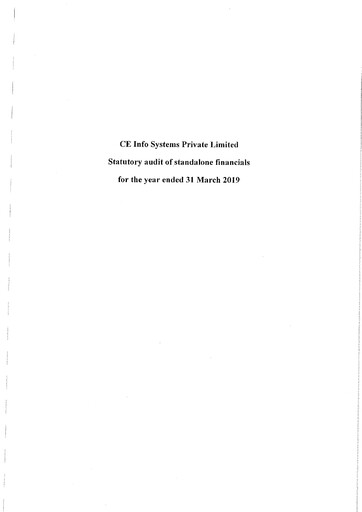 Thumbnail MapmyIndia Financial Statement 2019