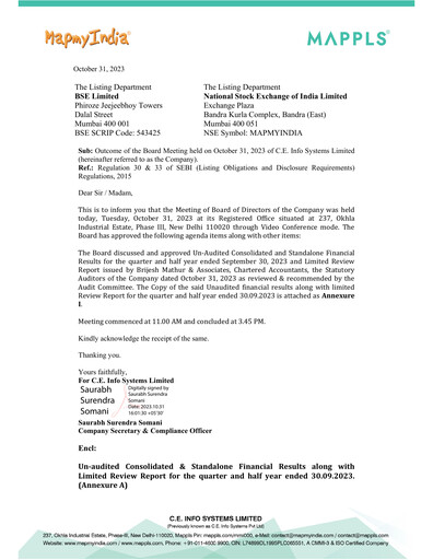 Thumbnail MapmyIndia Quarterly Report 2023-q2