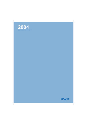 Thumbnail Türkiye Is Bankasi Annual Report 2004