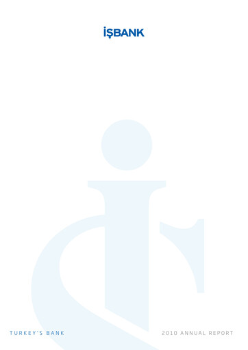 Thumbnail Türkiye Is Bankasi Annual Report 2010