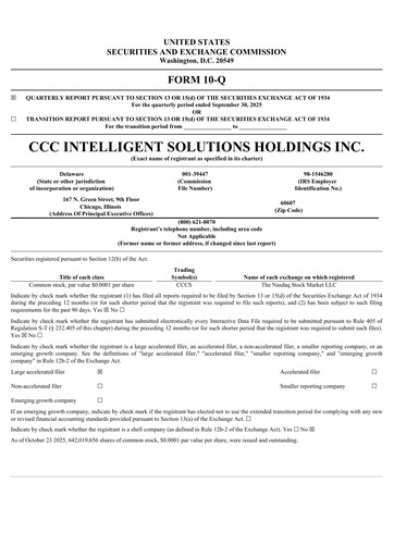 Thumbnail CCC Intelligent Solutions Quarterly Report 2025-q3