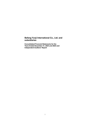Thumbnail Bafang Yunji Financial Statement 2025