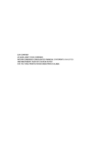 Thumbnail Elm Company Quarterly Report 2025-q1