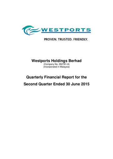 Thumbnail Westports Quarterly Report 2015-q2