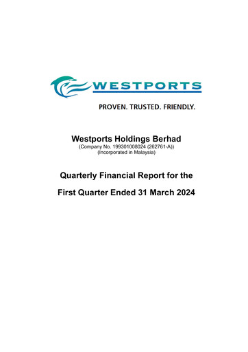 Thumbnail Westports Quarterly Report 2024-q1