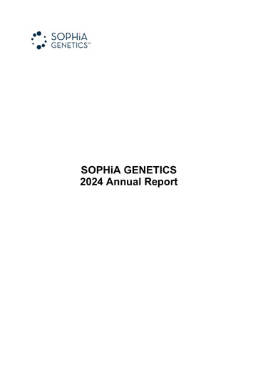 Thumbnail SOPHiA GENETICS Annual Report 2024