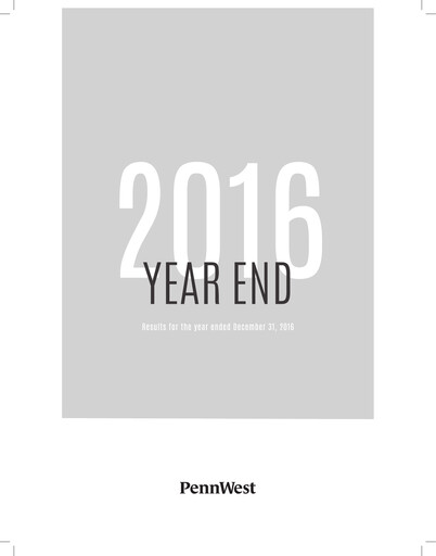 Vorschaubild Obsidian Energy Finanzmitteilung 2016