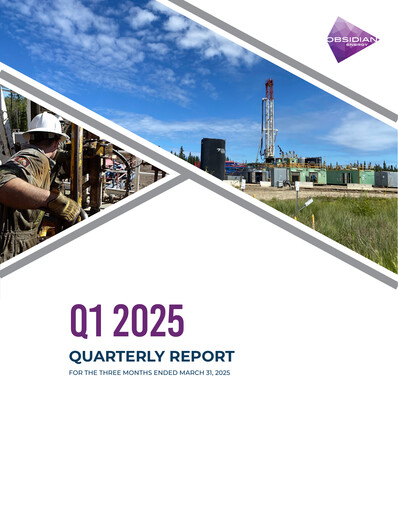 Vorschaubild Obsidian Energy Quartalsbericht 2025-q1