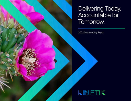 Thumbnail Kinetik Sustainability Report 2022