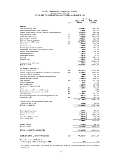Miniature CIMB Group Rapport trimestriel 2008-q2