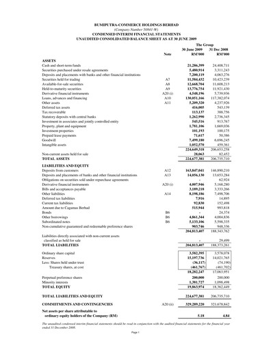 Miniature CIMB Group Rapport trimestriel 2009-q2