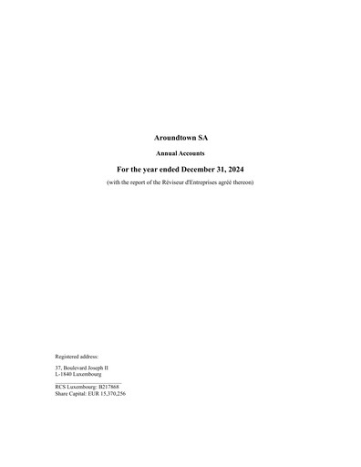 Thumbnail Aroundtown Financial Statement 2024