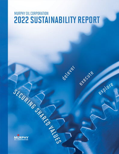 Thumbnail Murphy Oil
 Sustainability Report 2021