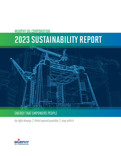 Thumbnail Murphy Oil
 Sustainability Report 2022