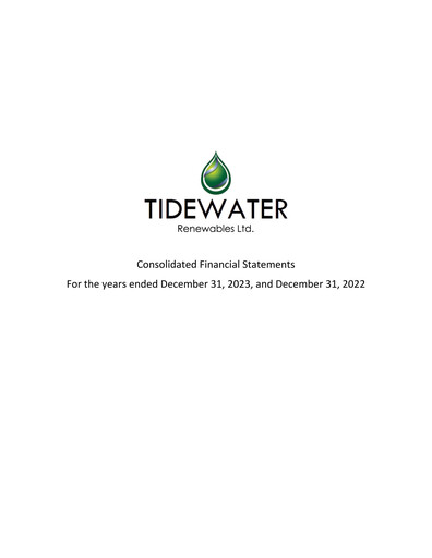 Vorschaubild Tidewater Renewables Finanzmitteilung 2023