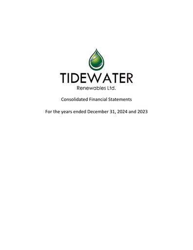 Vorschaubild Tidewater Renewables Finanzmitteilung 2024