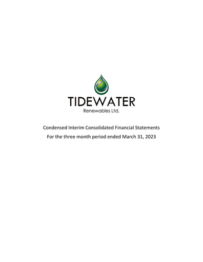 Thumbnail Tidewater Renewables Quarterly Report 2023-q1