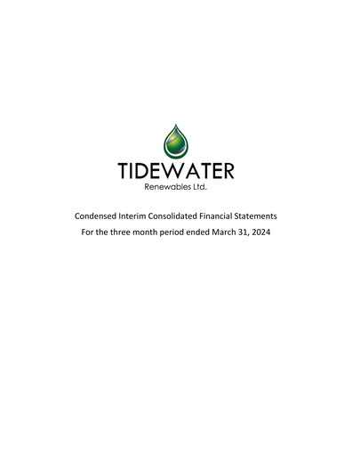 Thumbnail Tidewater Renewables Quarterly Report 2024-q1