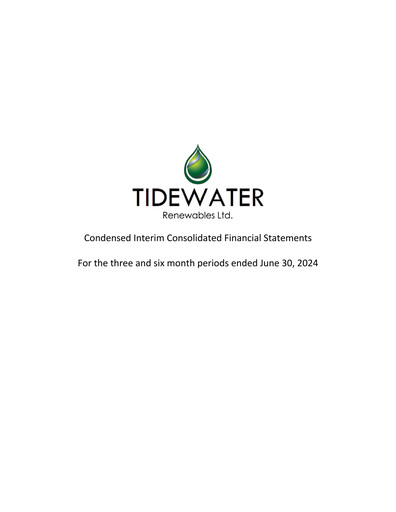 Thumbnail Tidewater Renewables Quarterly Report 2024-q2
