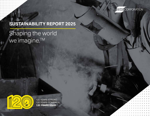Thumbnail ESAB Sustainability Report 2024