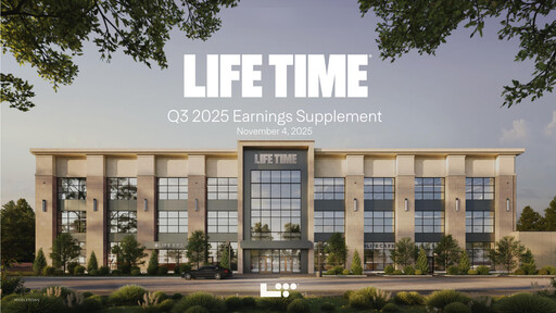 Miniature Life Time Group Rapport trimestriel 2025-q3