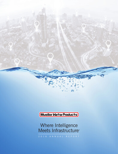 Thumbnail Mueller Water Products
 Annual Report 2016