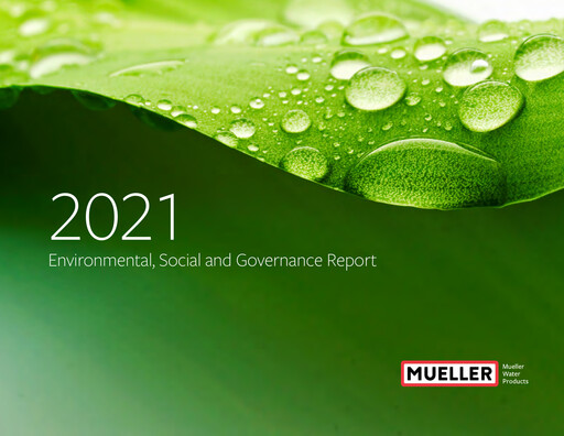 Thumbnail Mueller Water Products
 ESG Report 2021
